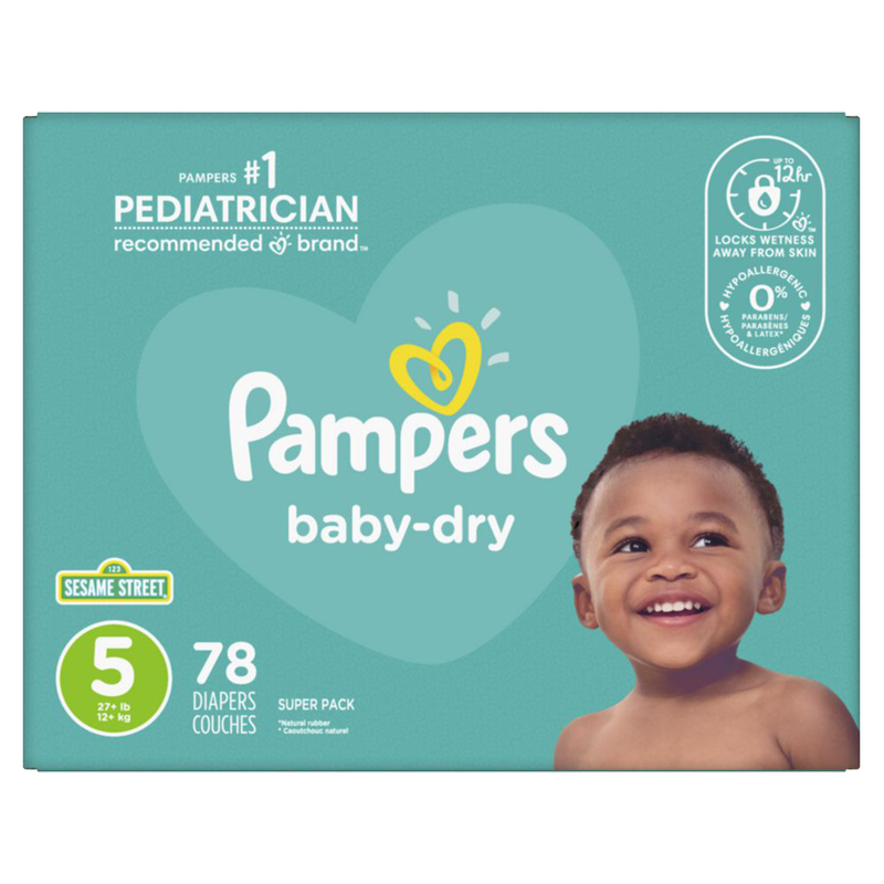 pampers size 1 transparent