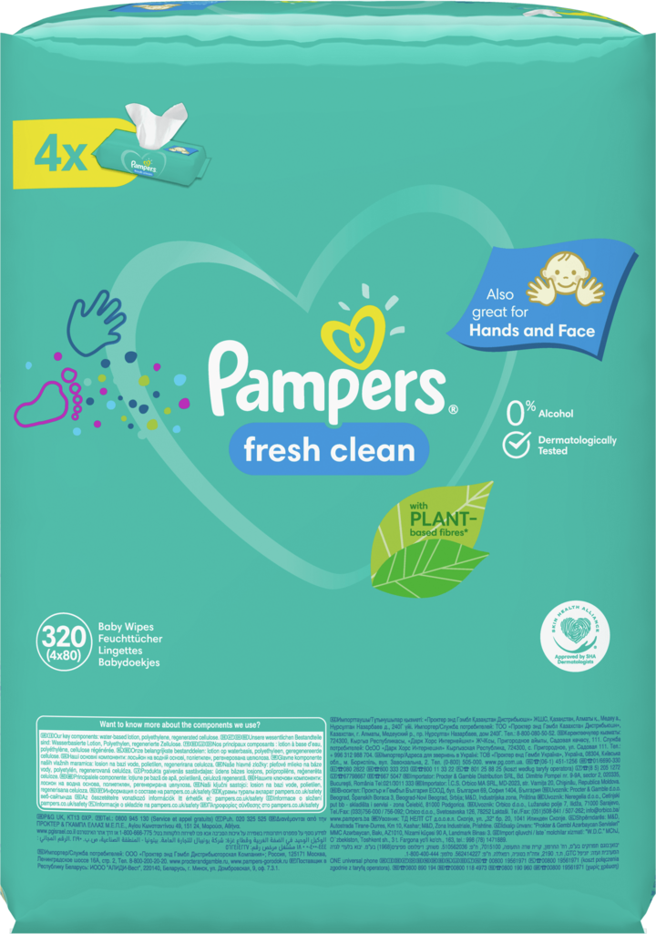 pampers chusteczki fresh clean rossmann