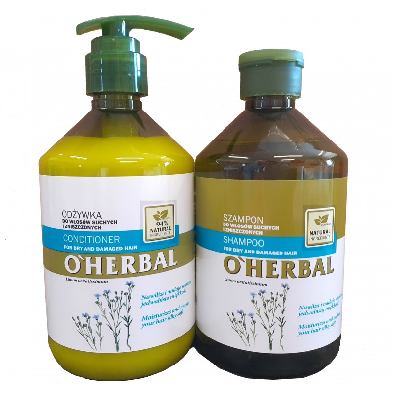 oherbal szampon lniany