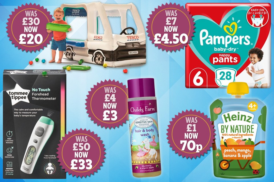 e tesco pampers