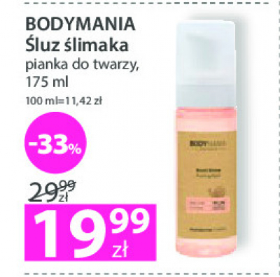 bodymania hyaluronate pianka do twarzy