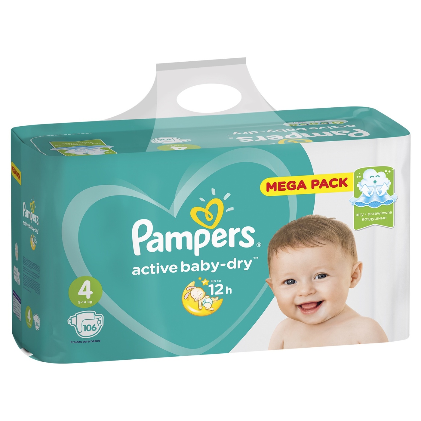 pampers new active 4+