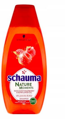 schauma nature moments szampon do włosów soczysta malina olej słonecznikowy