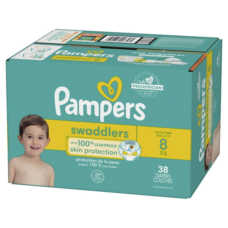 pampers size 8