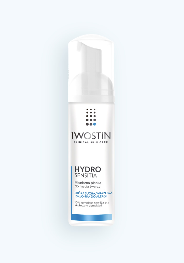 iwostin hydro sensitia micelarna pianka do mycia twarzy 165 ml