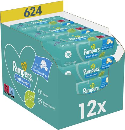 pampers baby fresh clean chusteczki nawilżane cena