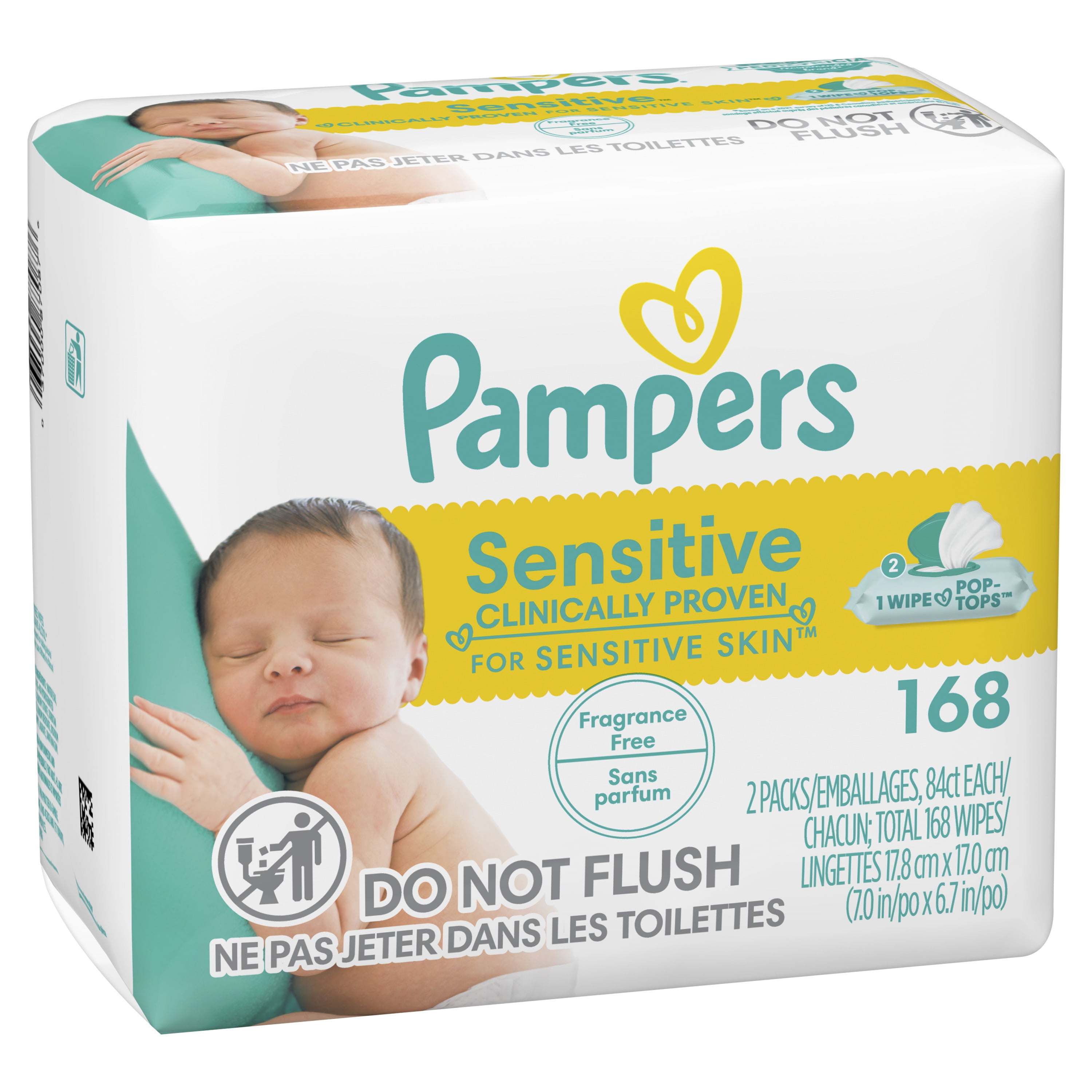 pampers sensitive baby wipes