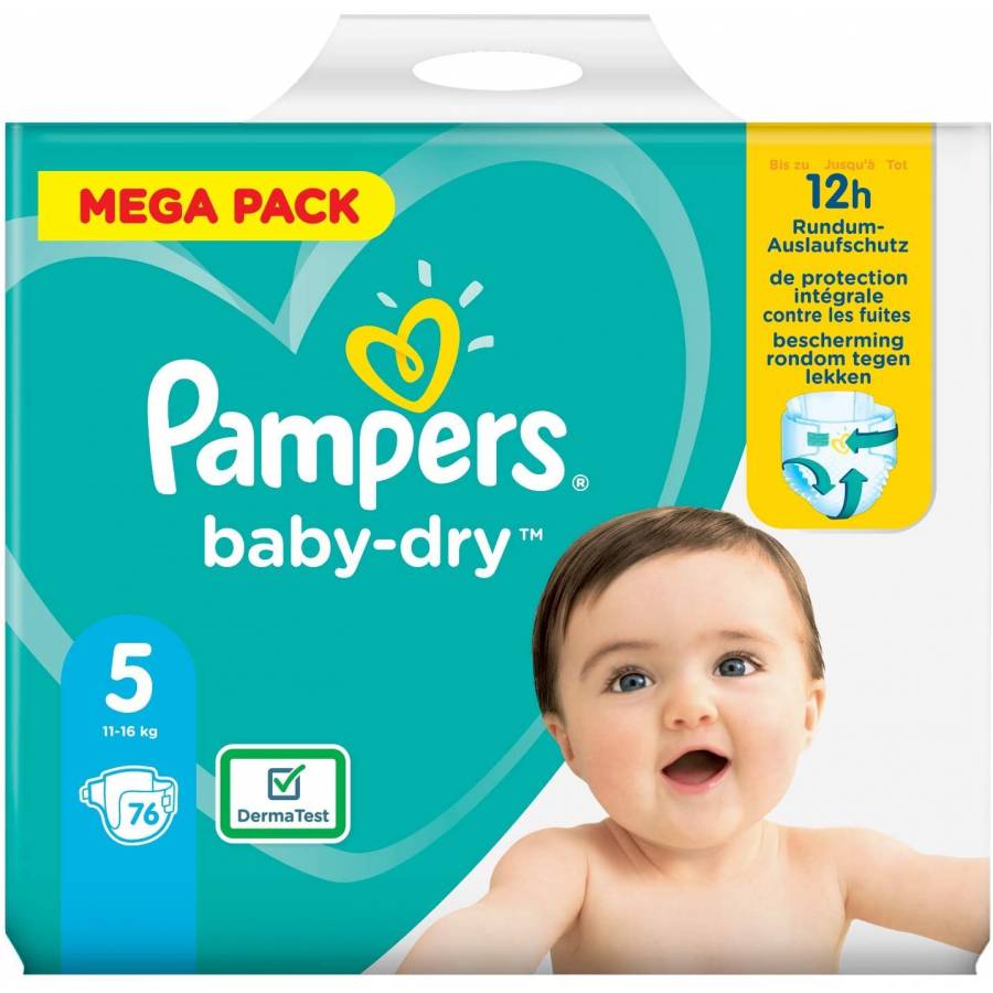 mega pack pampers 5