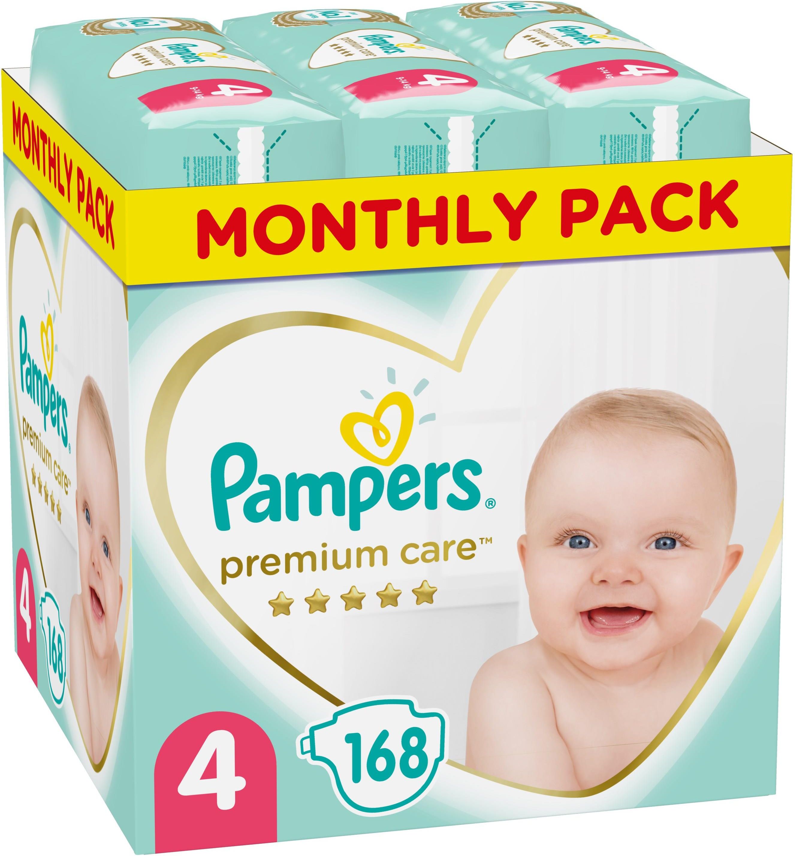 ceneo pampers premium care 4 168