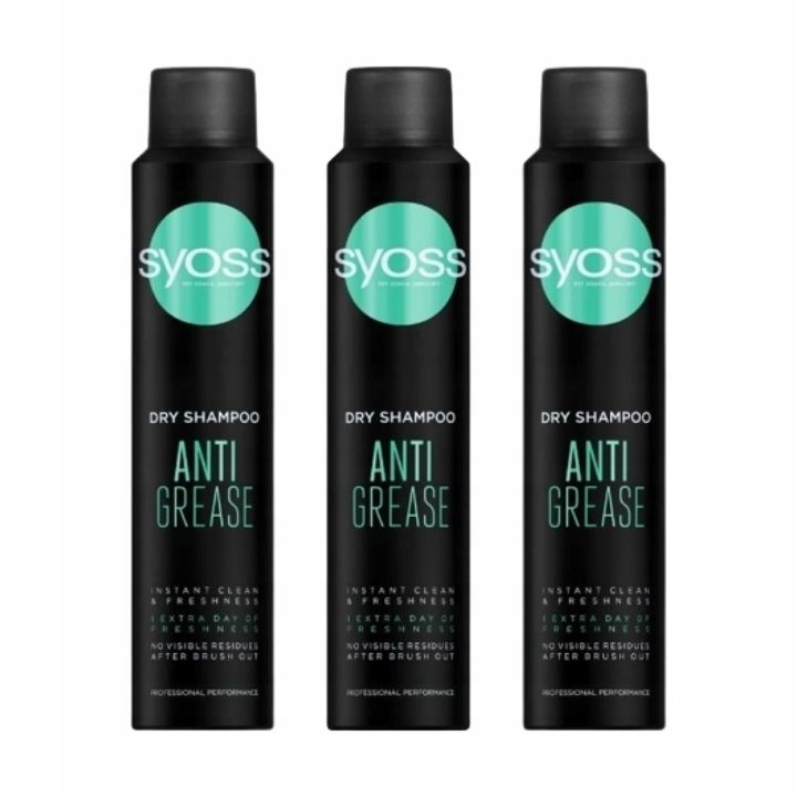 syoss anti-grease suchy szampon