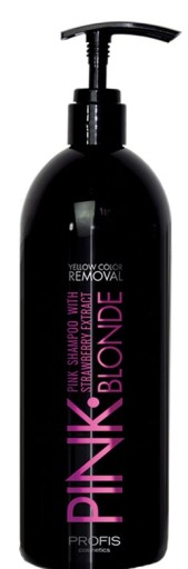 profis pink blonde szampon różowy truskawka 1000ml