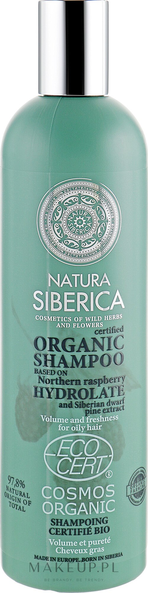 natura siberica szampon objętość i równowaga 400ml