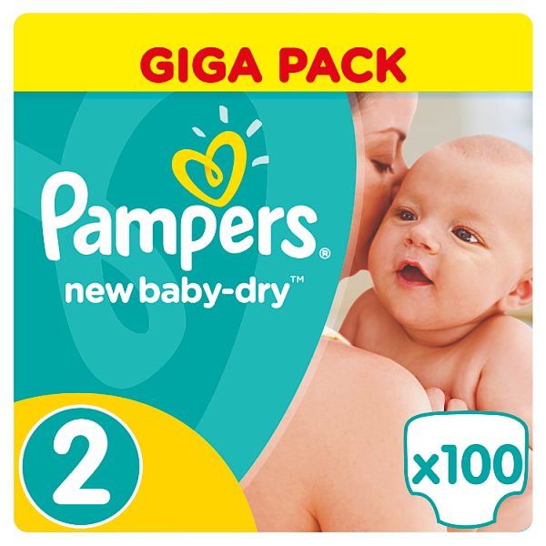 pielucha pieluszka pampers pampers pampers baby dry 2 100 sztuk