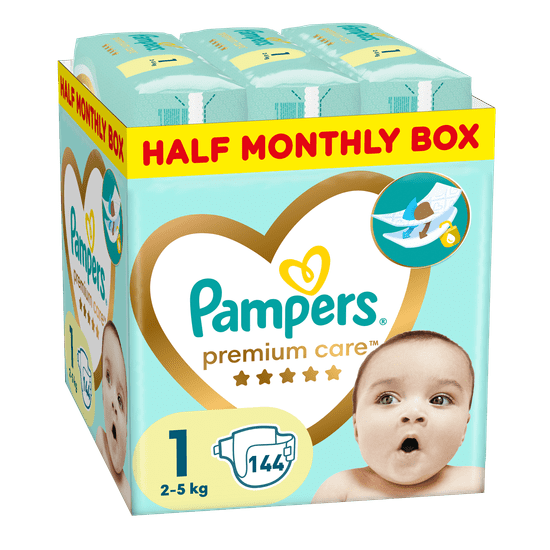 pampers premium care newborn 2-5kg 88 ks