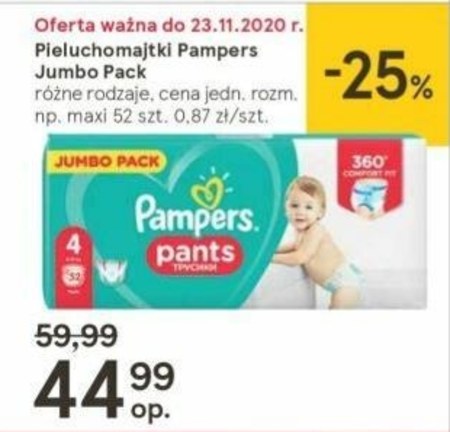 pampers w promocji tesco