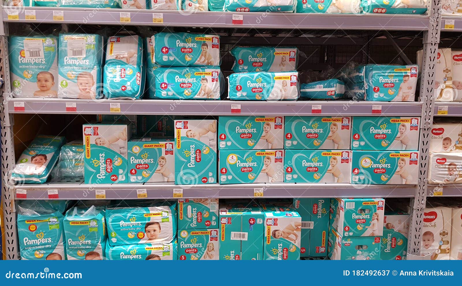 pampers supermarkey