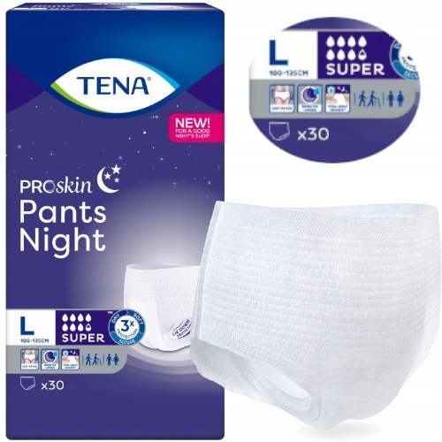 tena pants plus pieluchomajtki l majtki chłonne 30 szt