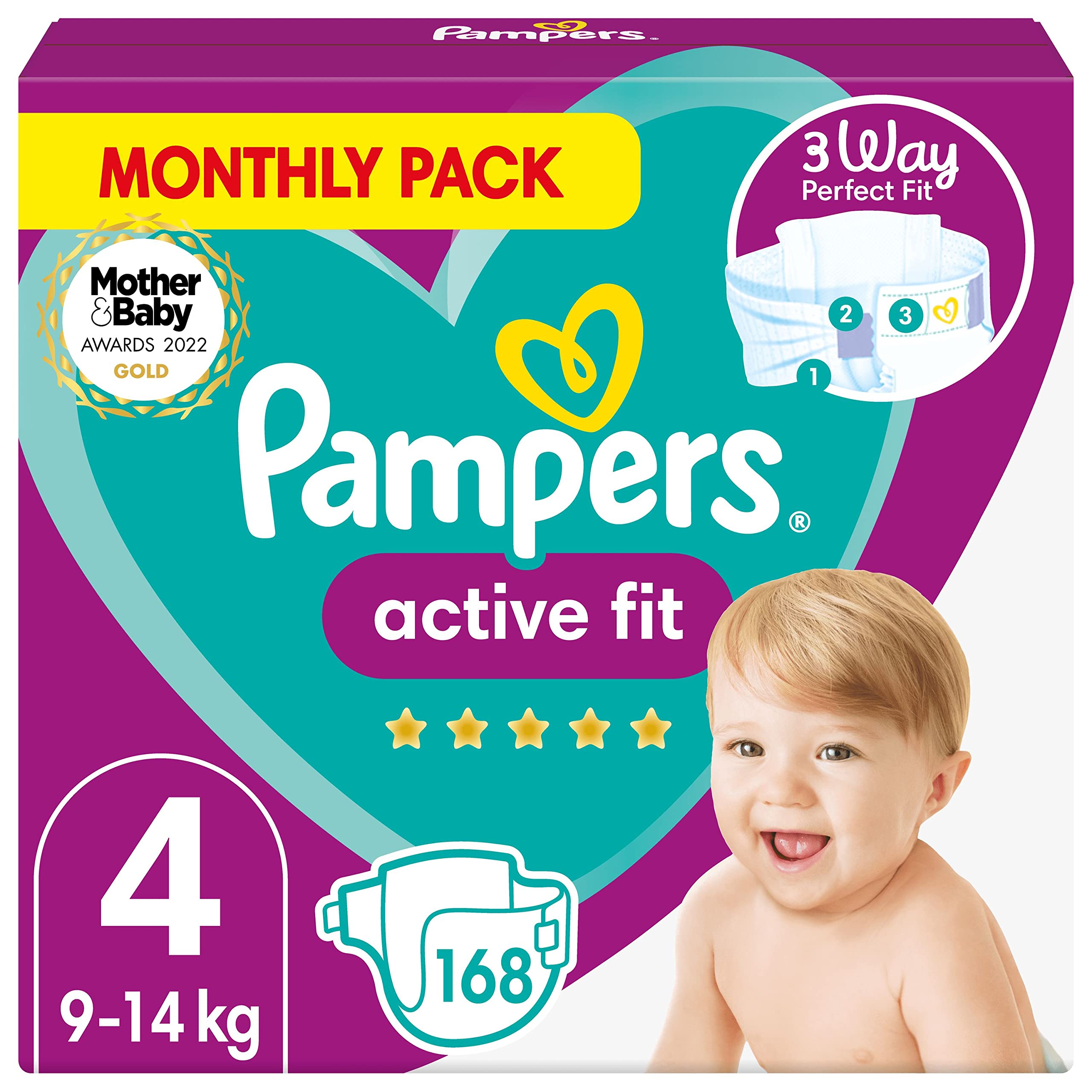 pampers active fit size 4 pants