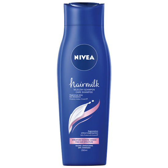 nivea szampon hairmilk rossmann