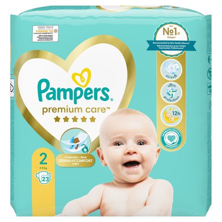 pampers premium care białe