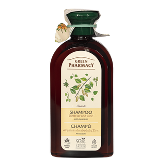 green pharmacy szampon przeciwłupieżowy cynk i dziegieć brzozowy 3