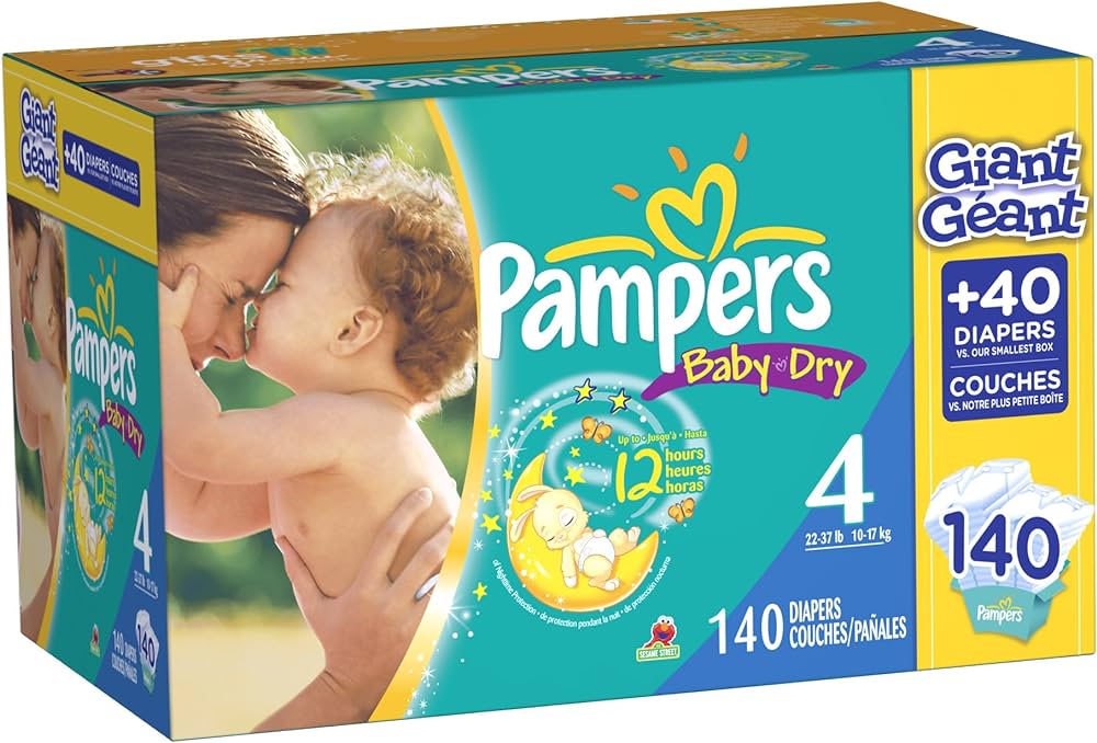 pampers soft dry 4