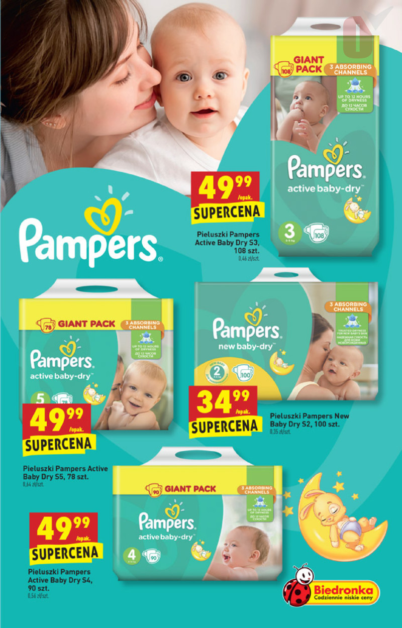 pampers giant pack 3 biedronka