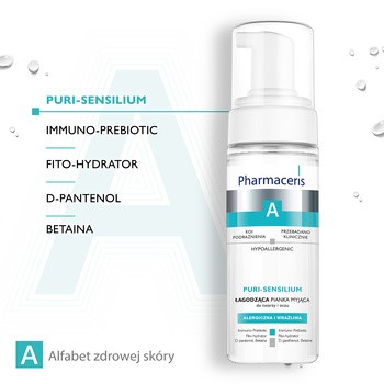 pharmaceris a puri-sensilium pianka do mycia twarzy i oczu