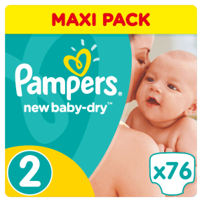 pampers newbaby-dry pieluchy rozmiar 2