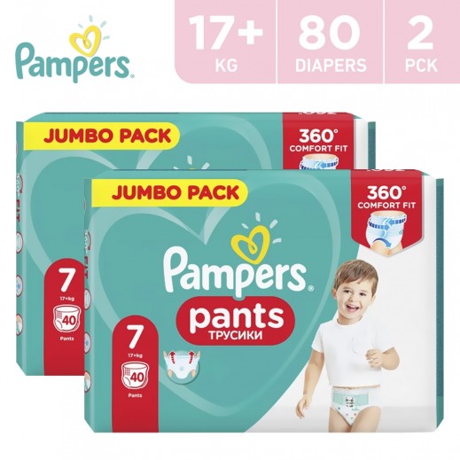 pampers pants 7 40 sztuk