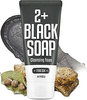 fresh blacksoap 2+ cleansing foam pianka oczyszczająca do twarzy 130g