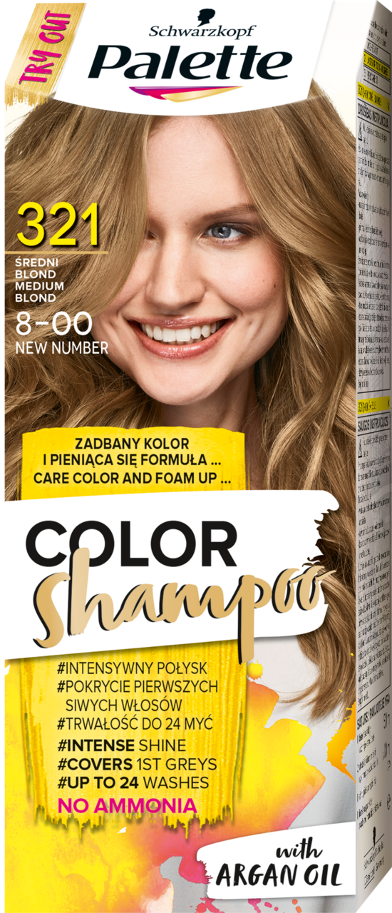 farbą palette szampon blond