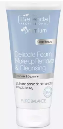 bielenda sensitive skin delikatna pianka do demakijażu twarzy 160 ml