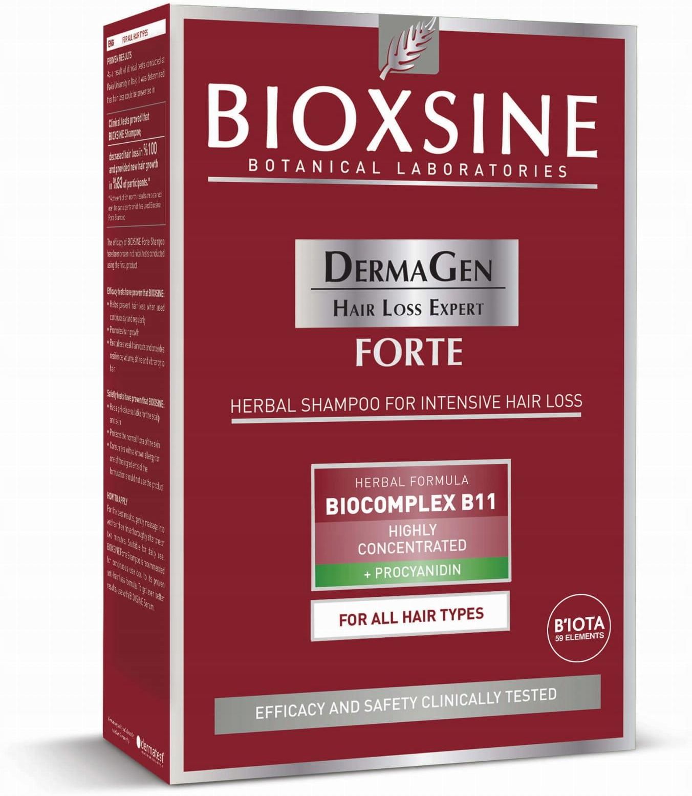 bioxsine szampon forte skład