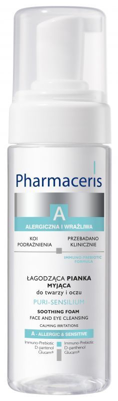 pharmaceris pianka do mycia twarzy i oczy