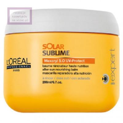 loreal solar sublime szampon maska spray uv opinie