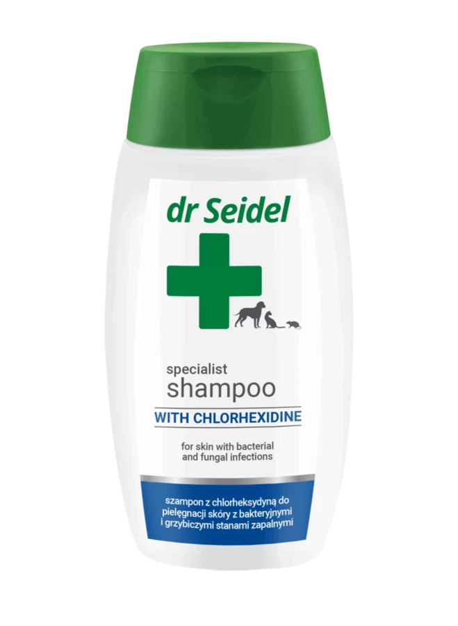 dr seidel z chlorheksydyną szampon dla psów