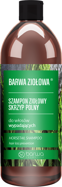 delikatny szampon na bazie skrzypu polnego