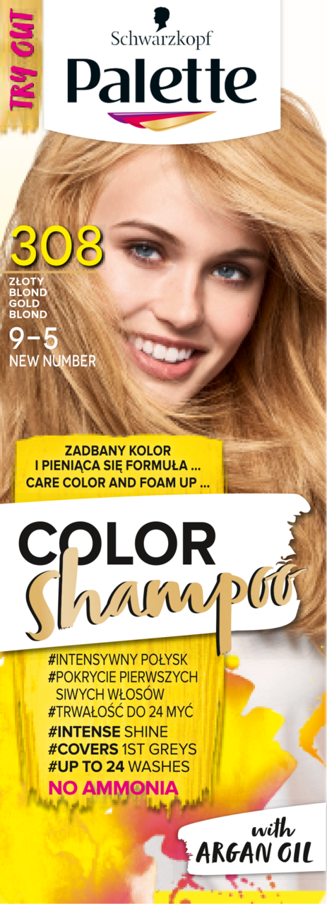 szampon koloryzujący blond na odrosty