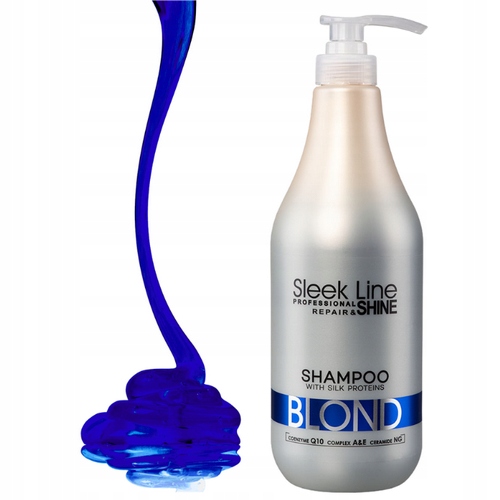 szampon do włosów blond niebieski
