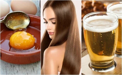 odżywka do włosów z jajka i piwa