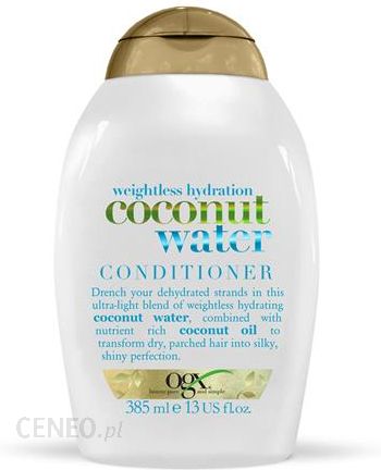 ogx szampon do włosów z wodą kokosową