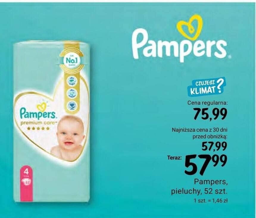 rossmann pieluchy pampers 6 promocja