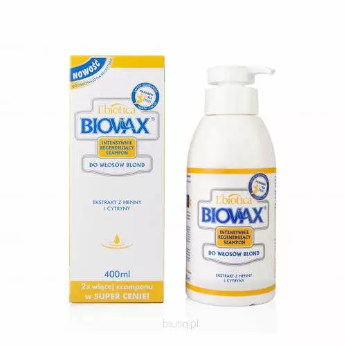 szampon biovax do włosów blond