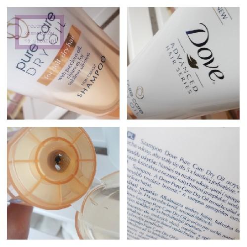 szampon do włosów dove rossmann pure care dry oil