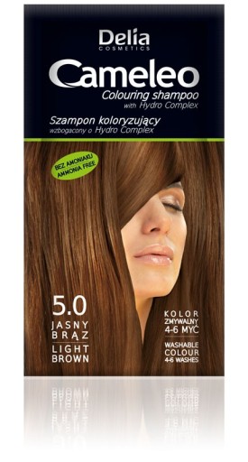 cameleo szampon koloryzujący light brown