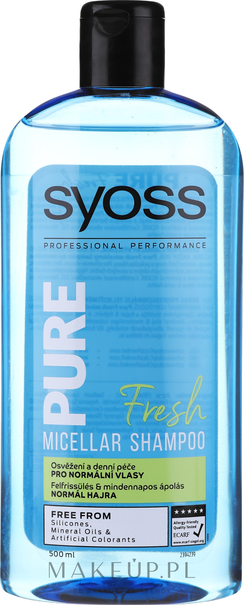 syoss pure fresh szampon opinie