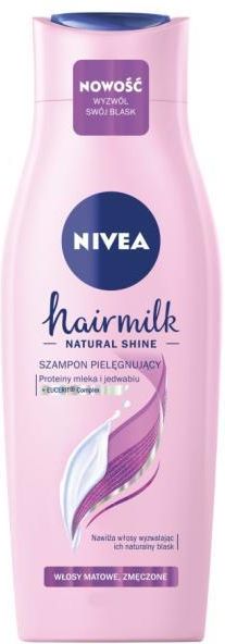 nivea hair milk szampon mleczny do włosów matowych ceneo