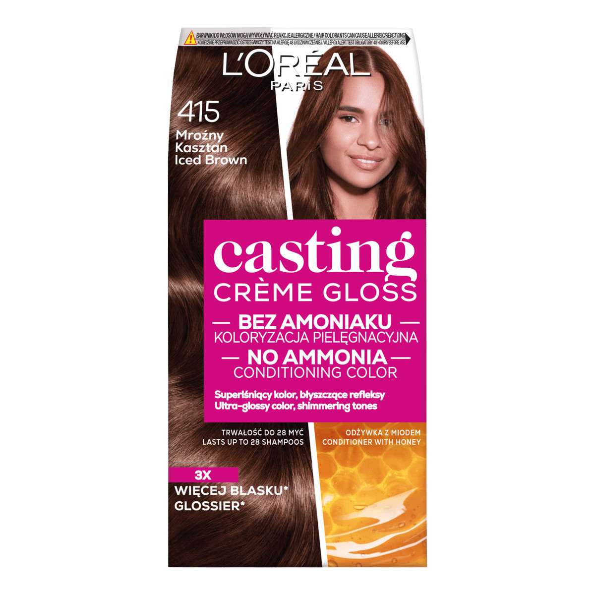 szampon koloryzujący loreal casting creme gloss