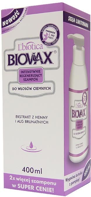 biovax szampon do włosów ciemnych